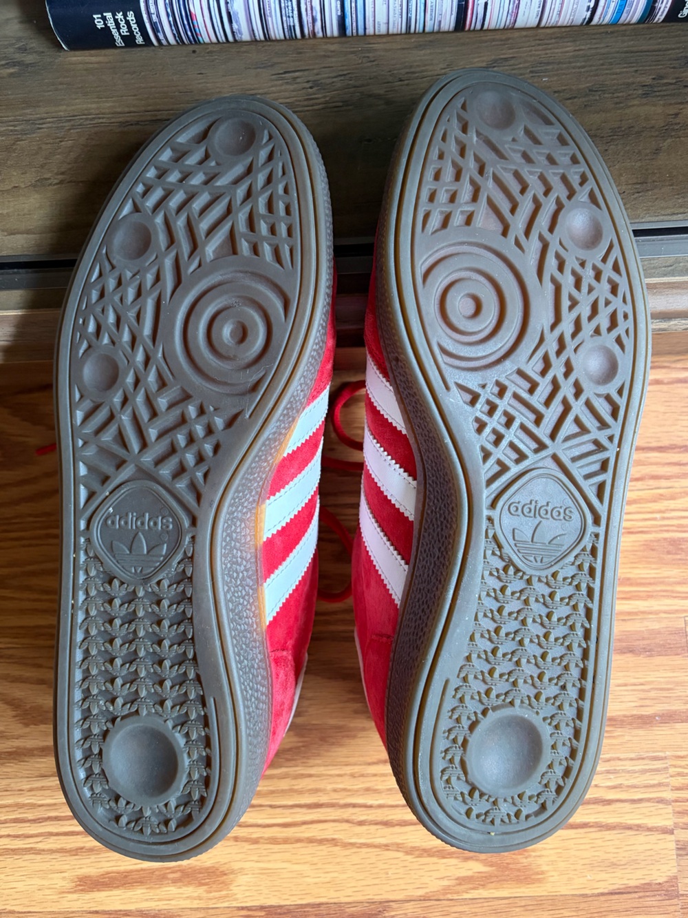 adidas Red Suede Spezial Sneakers - Picture 7 of 8